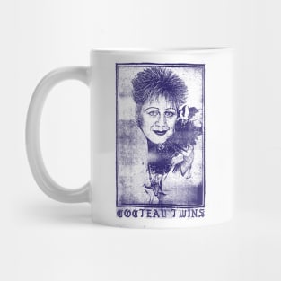 Cocteau Twins / Faded Vintage Look 80s Original Artwork Mug